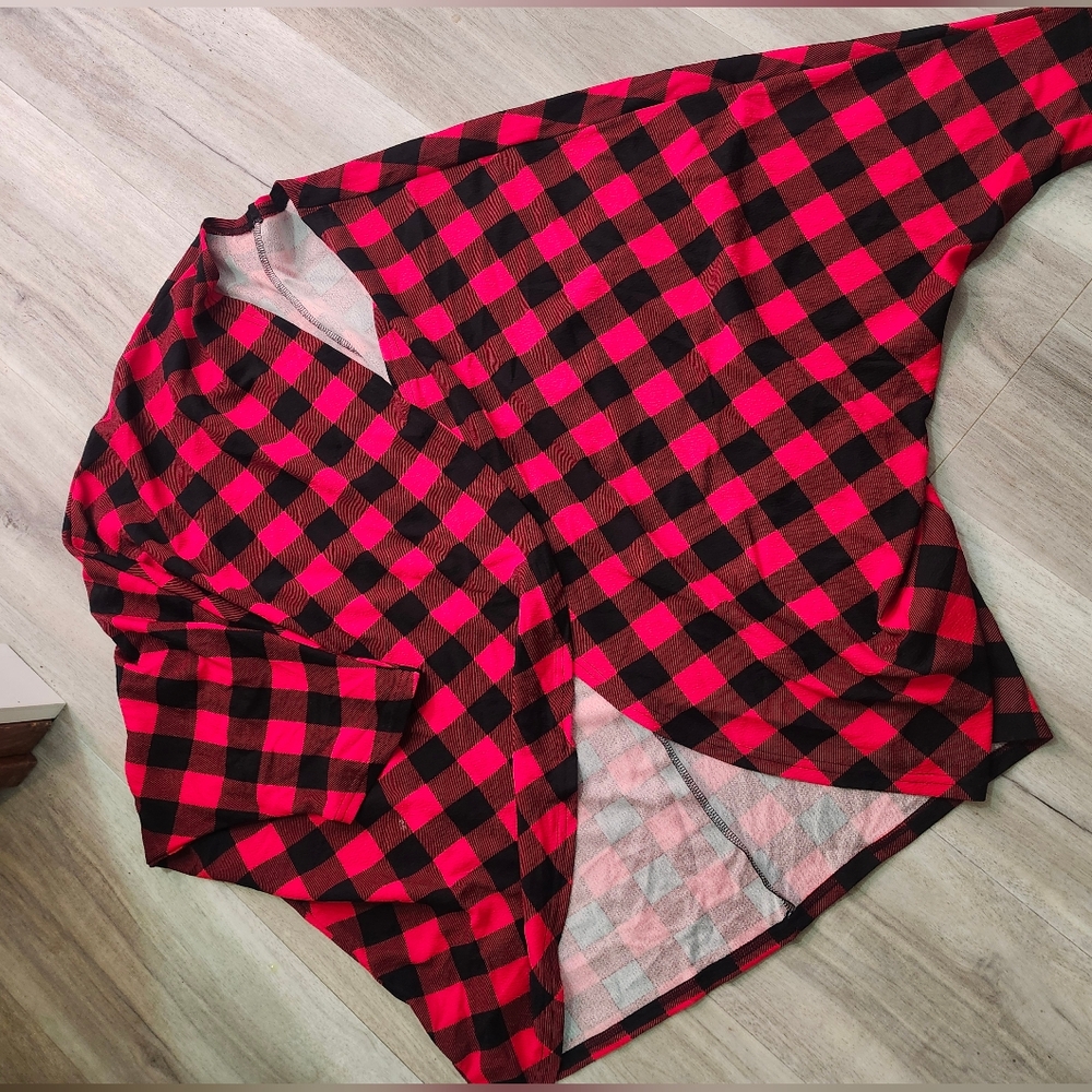 Plaid Cardigan